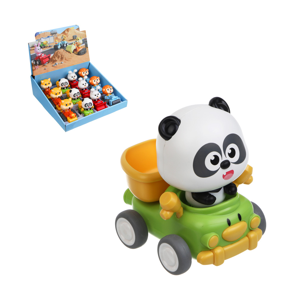 Игрушка для малышей в виде животных "Зверятки", ИГРОЛЕНД, ABS, арт.№ 295-303