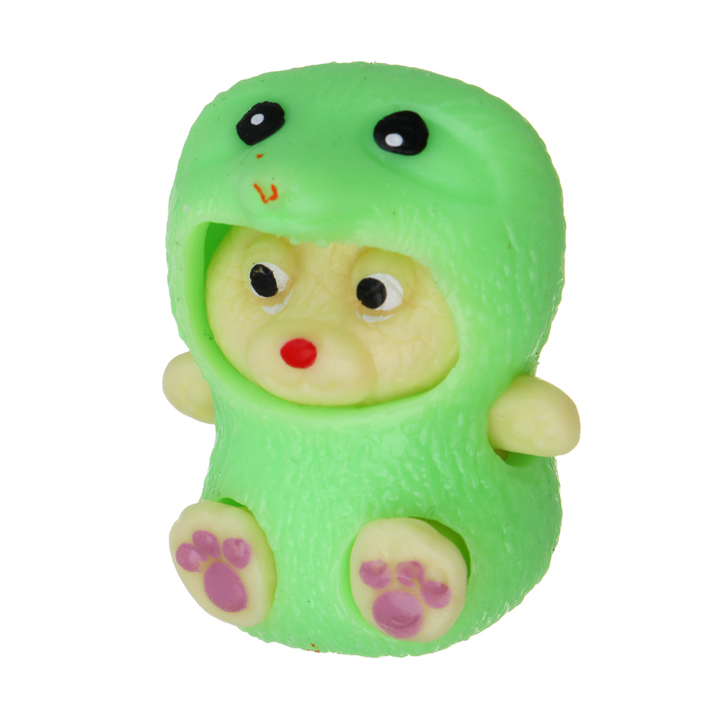 ИГРОЛЕНД Игрушка-сюрприз в шаре, d=5см, TPR, «Животные», микс, арт.№ 274-275