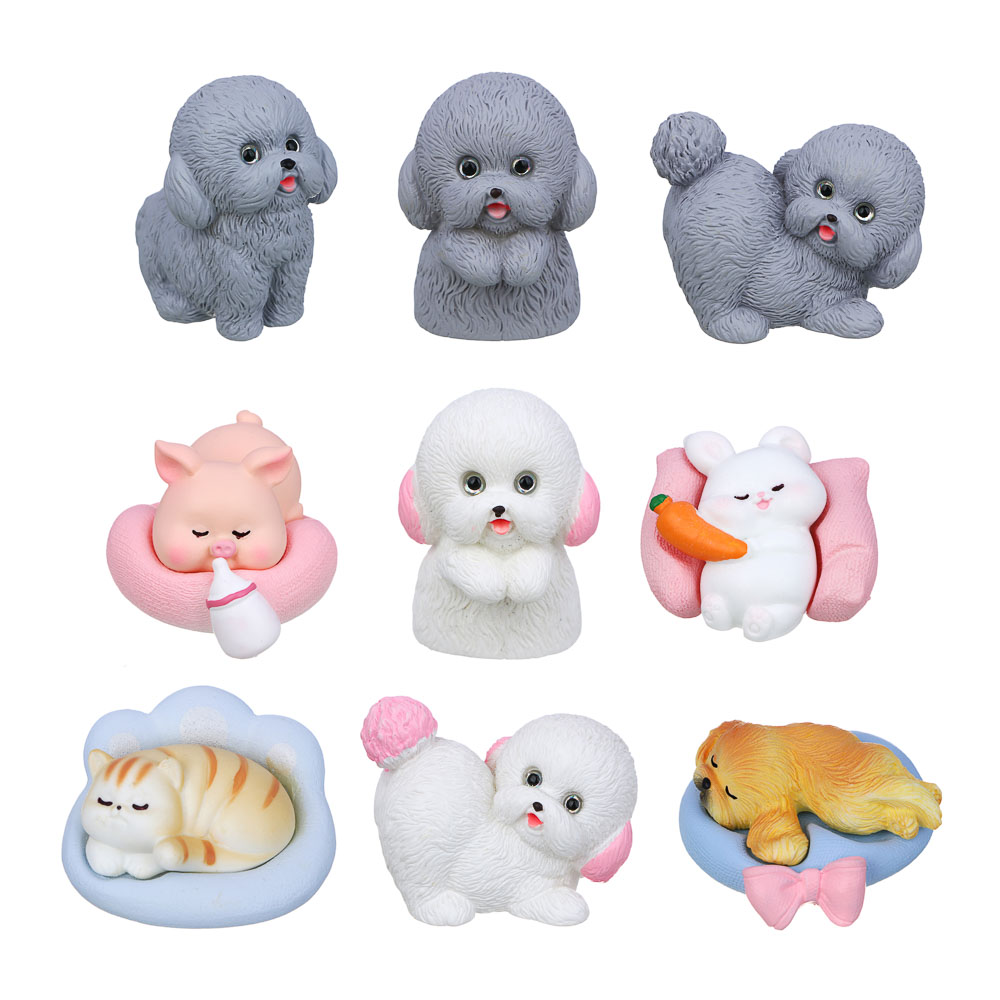 ИГРОЛЕНД Игрушка - сюрприз "Котики и собачки", РР, 4,5х4,5х8см, 3 дизайна, арт.№ 295-257