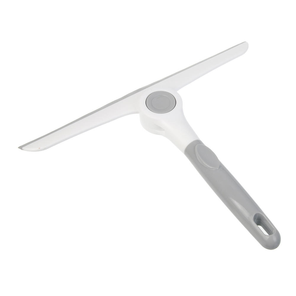 Водосгон поворотный с фиксатором и анатомической ручкой тм VETTA, 24х20см, полипропилен, TPR, арт.№ 441-287