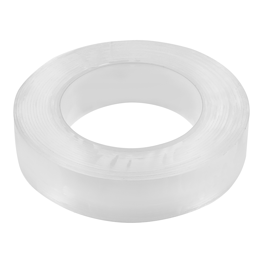 Клейкая лента двусторонняя, многоразовая, тм ЕРМАК, 30мм x 5м x 2мм, арт.№ 446-001