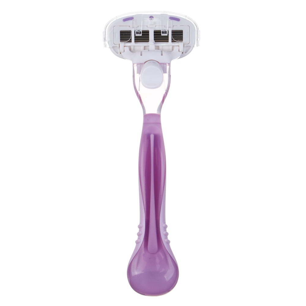 PROWAY Станок для бритья женский (5 лезвий) + 2 сменных кассеты, пластик, арт.№ 946-002