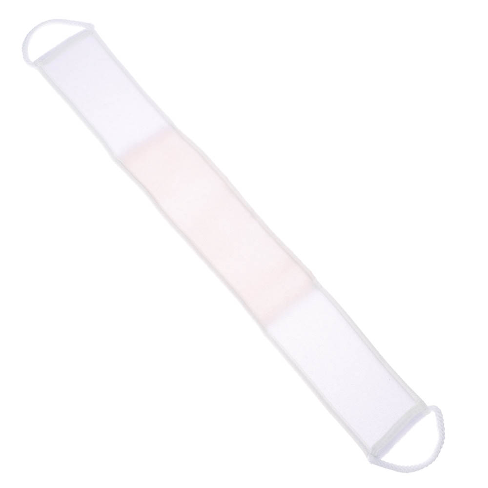 ЮL Мочалка лента банная с ручками с эффектом пилинга, сизаль, полиэстер, поролон, 68х10см, 3 цв., арт.№ 361-140