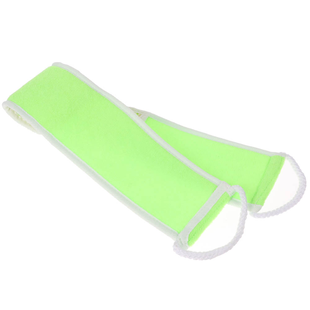 ЮL Мочалка лента банная с ручками с эффектом пилинга, сизаль, полиэстер, поролон, 68х10см, 3 цв., арт.№ 361-140