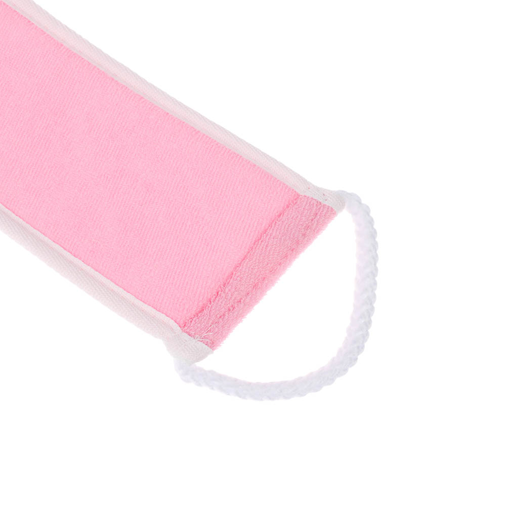 ЮL Мочалка лента банная с ручками с эффектом пилинга, сизаль, полиэстер, поролон, 68х10см, 3 цв., арт.№ 361-140