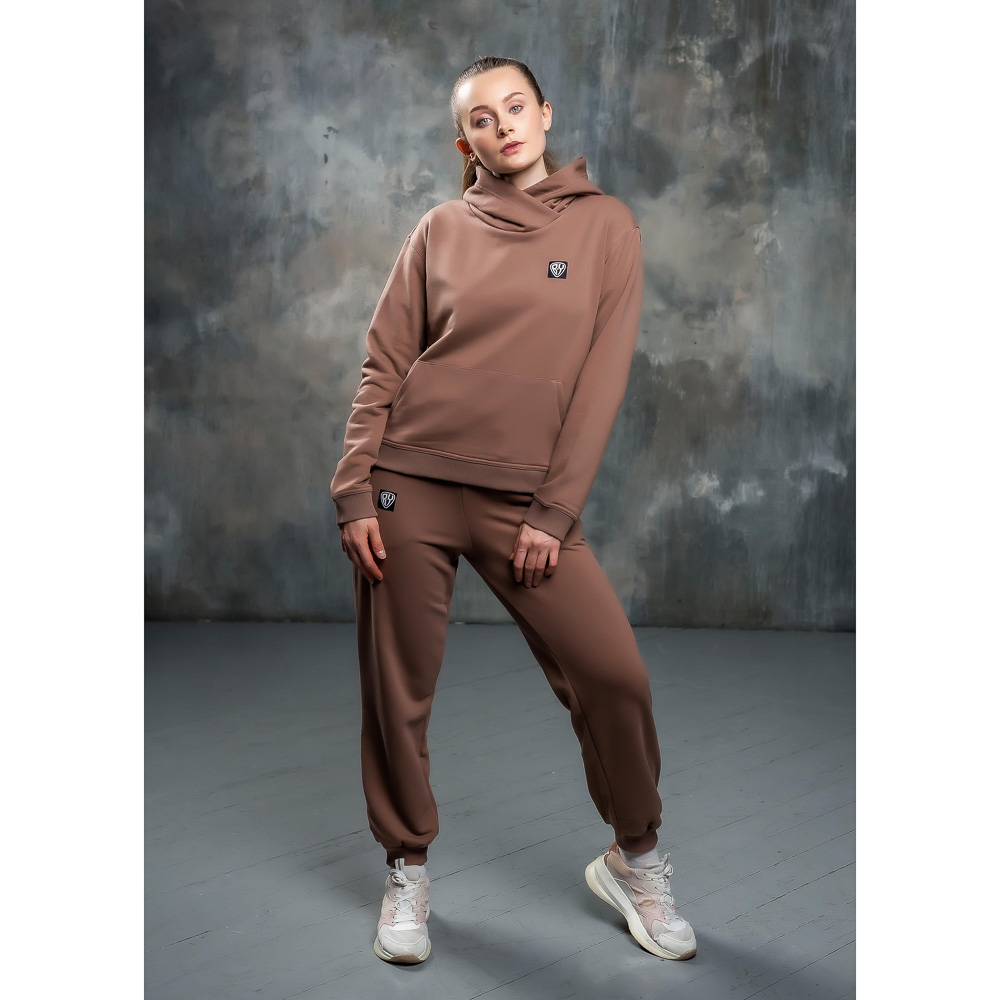 BY Брюки женские, хлопок, размеры XS-XL, цвет какао, арт.№ 830-639