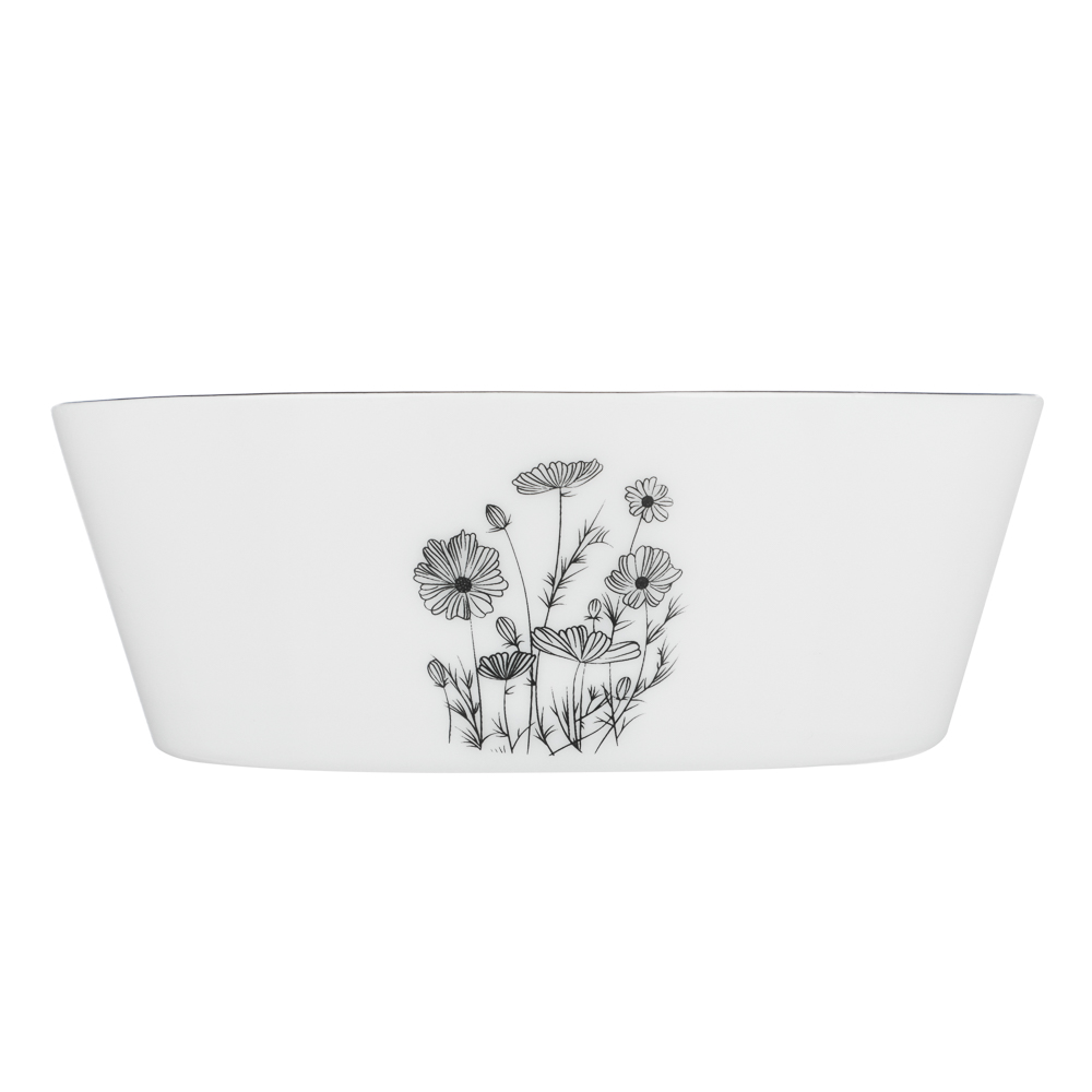 MILLIMI Адриа Салатник 15x5,5см , 600мл опаловое стекло, арт.№ 818-355