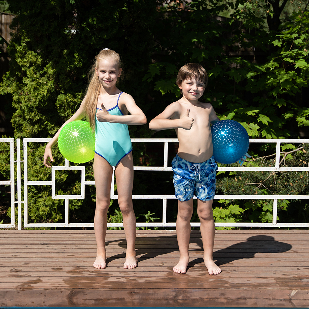 SILAPRO Мяч пляжный надувной, 40см, ПВХ, арт.№ 130-030