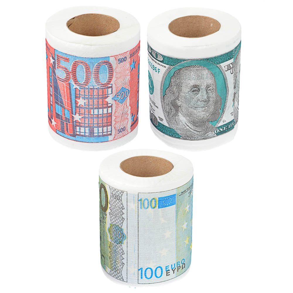 Сувенирная туалетная бумага, 3 вида, арт.№ 585-019