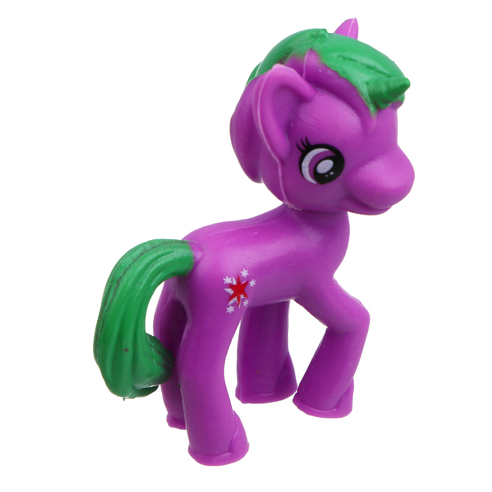 ИГРОЛЕНД Набор фигурок "Веселые единорожки" с акс, ABS, PP, 13х5х13 см, 2 дизайна, арт.№ 258-095