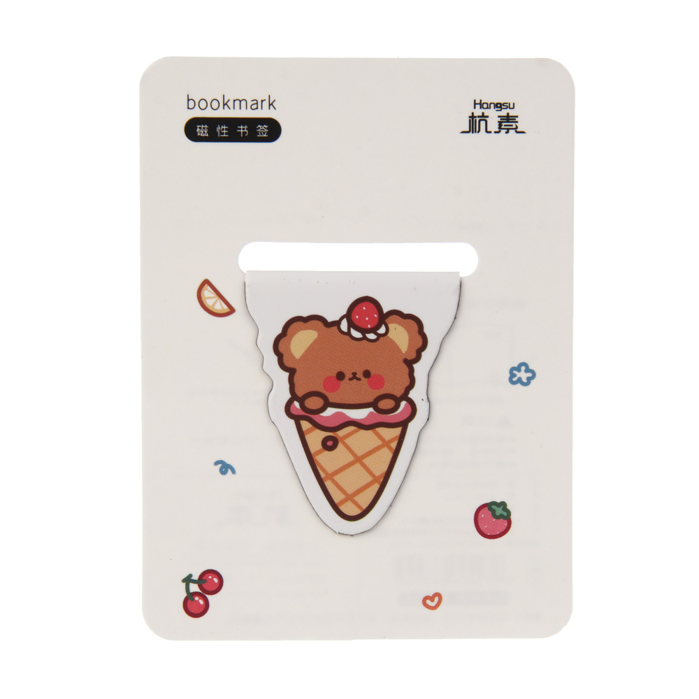 Игрушка-сюрприз "Брелок и закладка", ИГРОЛЕНД, металл, полистоун, винил, 13x9см, 6-12 дизайнов, арт.№ 295-310