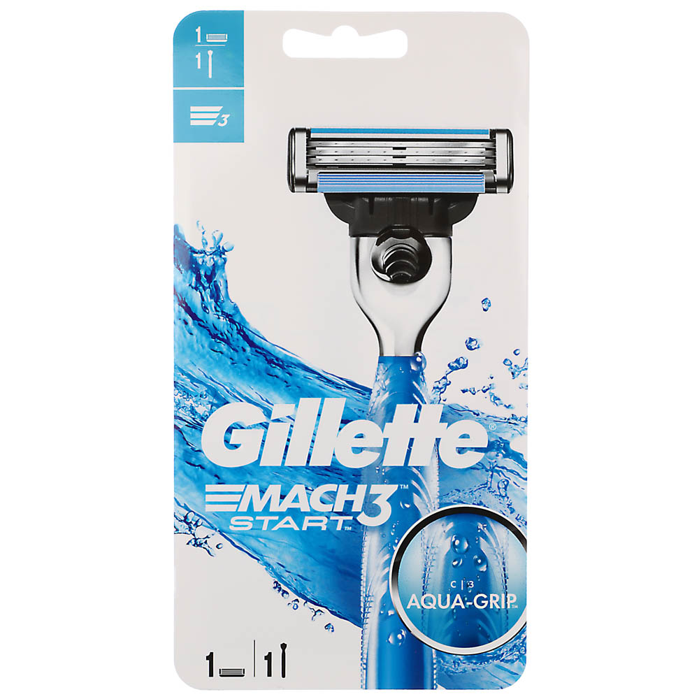 Станок для бритья GILLETTE Mach 3 Start + 1 сменная кассета, арт.№ 948-010