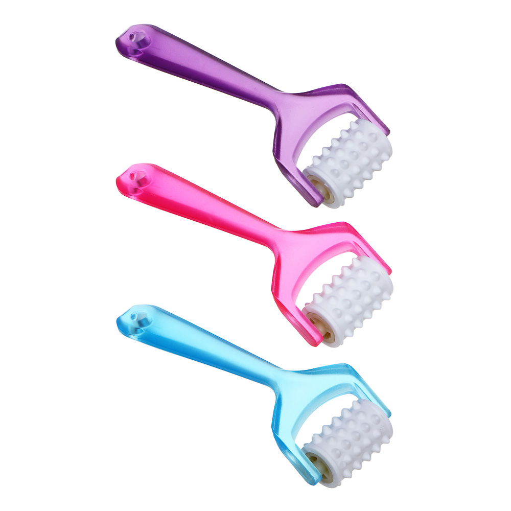 SILAPRO Массажер роликовый для лица, 14см, PS, ABS, ПВХ, 3 цвета, арт.№ 192-061