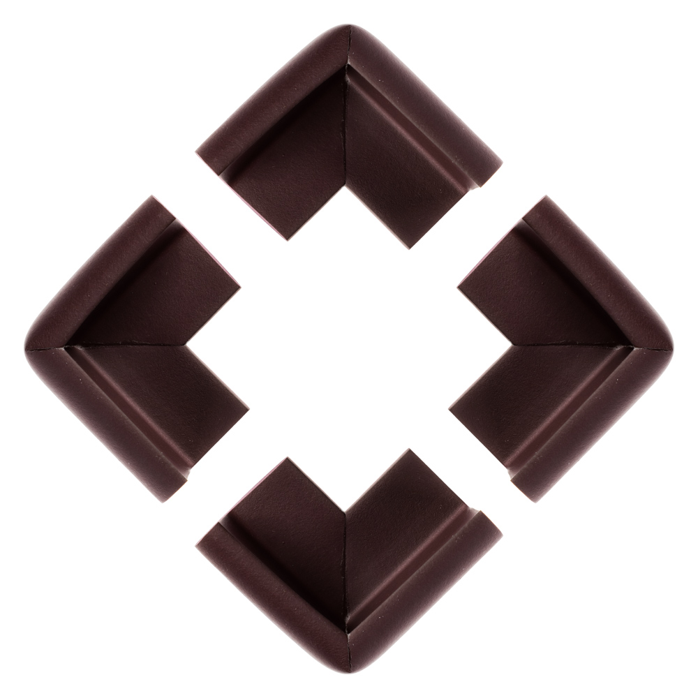 VETTA Накладки - протекторы на углы, 4шт, 6х3см, каучук, 3 цвета, арт.№ 639-051