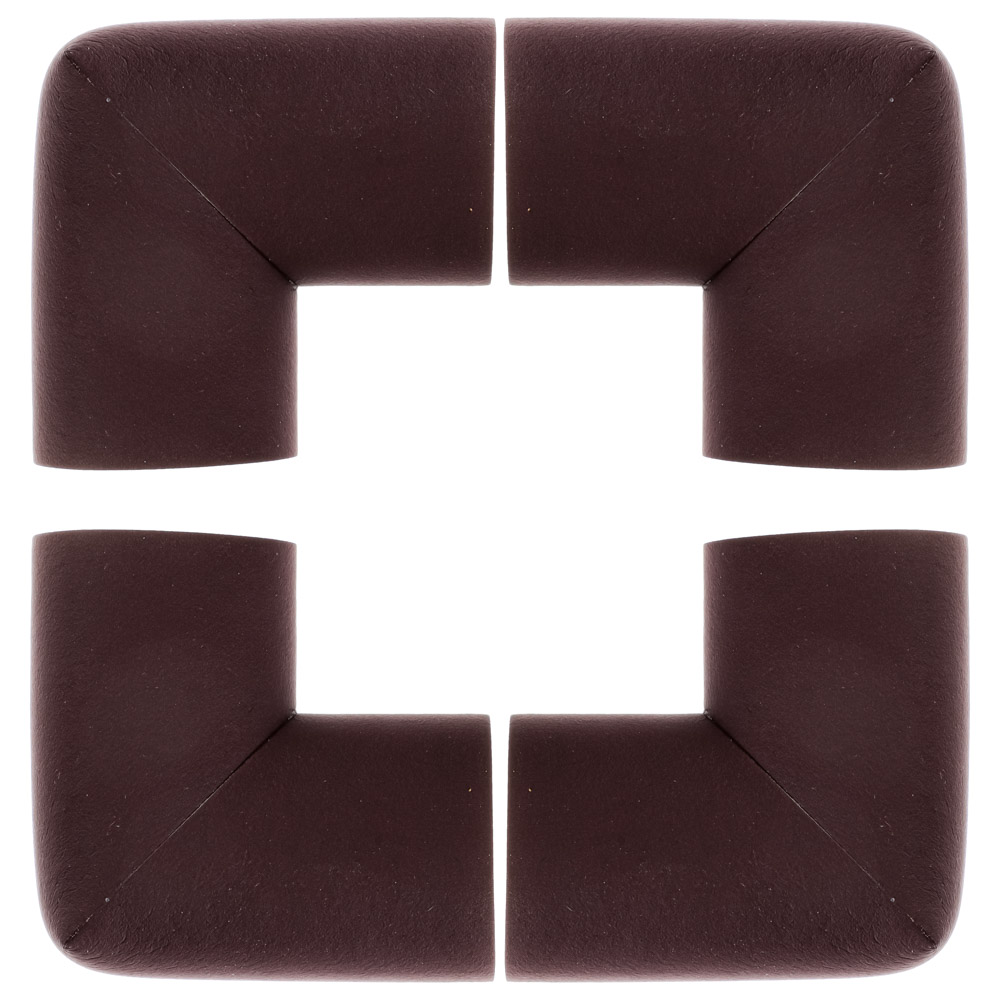 VETTA Накладки - протекторы на углы, 4шт, 6х3см, каучук, 3 цвета, арт.№ 639-051