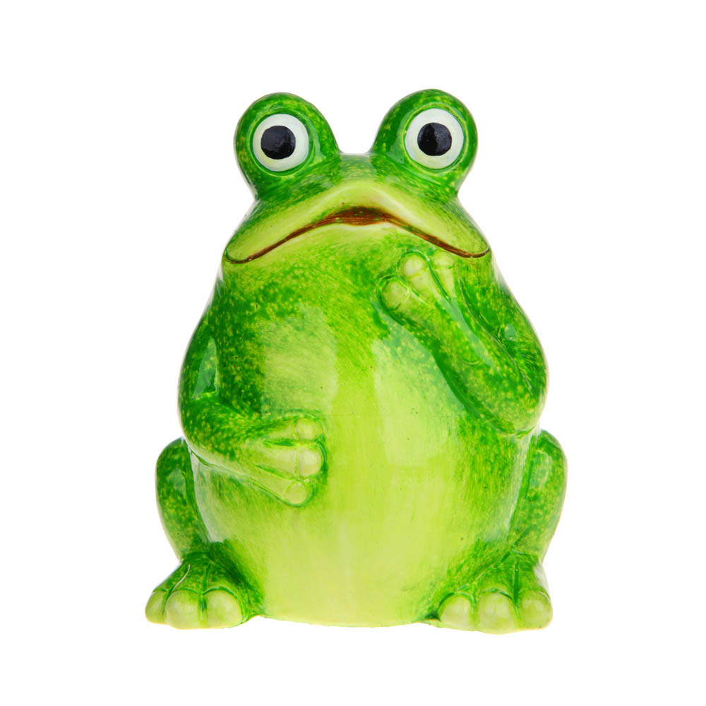 INBLOOM Фигура садовая Лягушка 12.5х11х15.5см, латерит, арт.№ 162-004