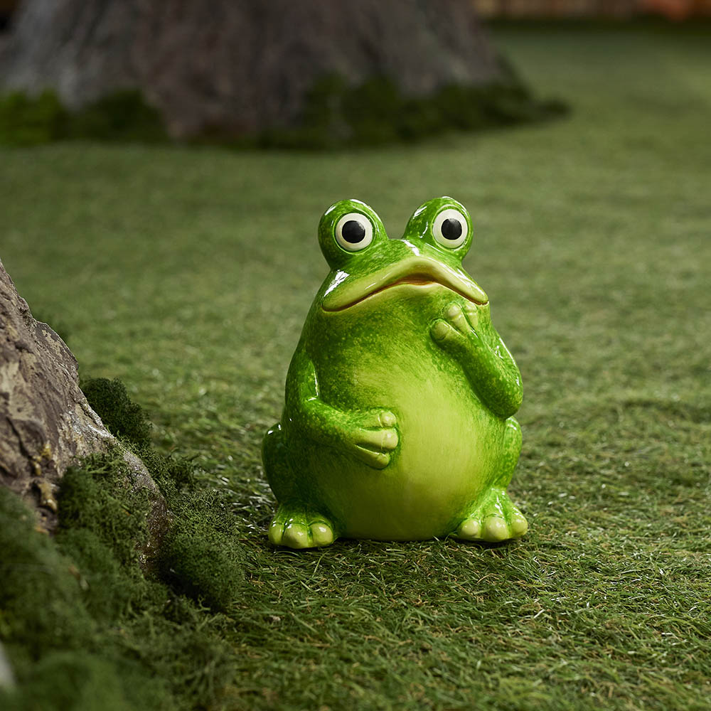 INBLOOM Фигура садовая Лягушка 12.5х11х15.5см, латерит, арт.№ 162-004