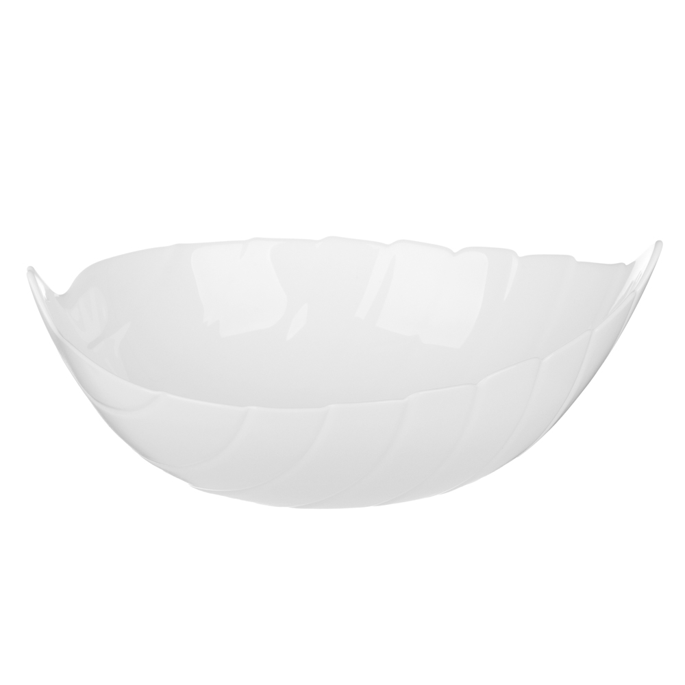 MILLIMI Листья Салатник, опаловое стекло, 21,5 см, арт.№ 818-073