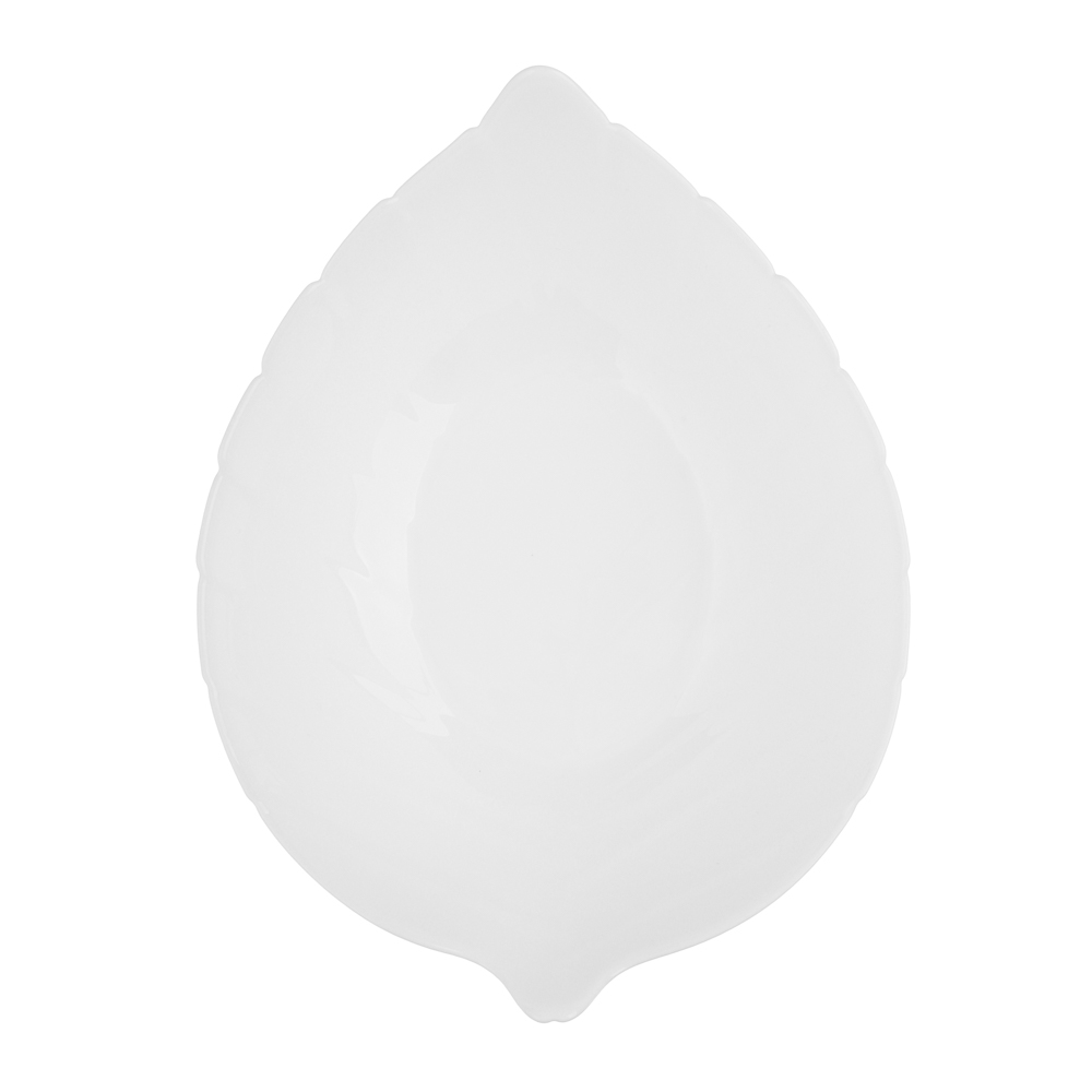 MILLIMI Листья Салатник, опаловое стекло, 21,5 см, арт.№ 818-073