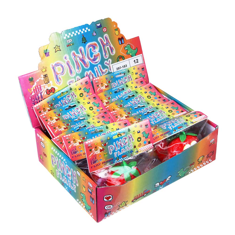 Игрушка Антистресс Мялка, 6×8 см, TPR, 6 дизайнов, арт.№ 297-183