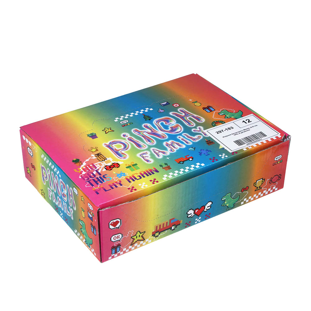 Игрушка Антистресс Мялка, 6×8 см, TPR, 6 дизайнов, арт.№ 297-183