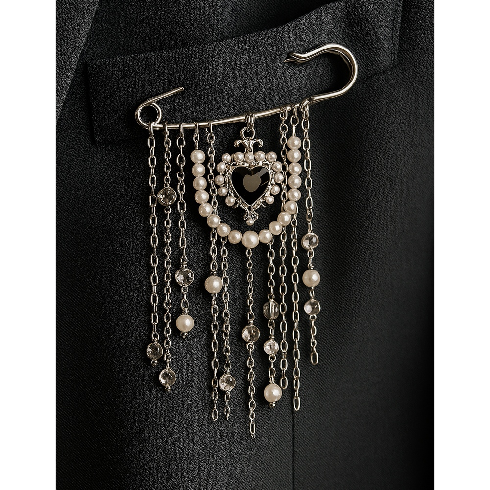 Набор английских булавок 6шт, металл, 70мм, арт.№ 308-262