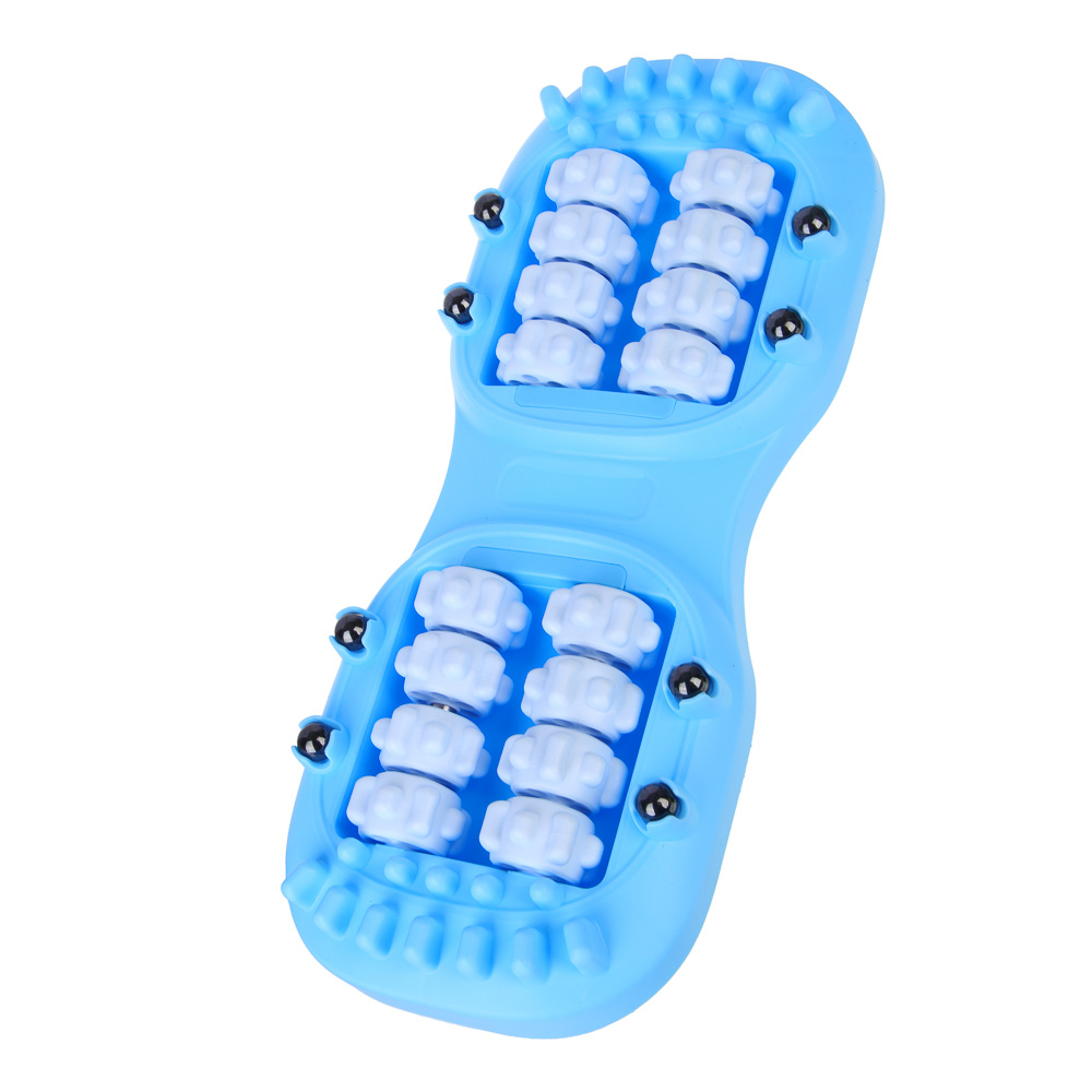 SILAPRO Max Массажер для ног, 33х14см, 16 роликов, 4 магнита, пластик, арт.№ 192-096