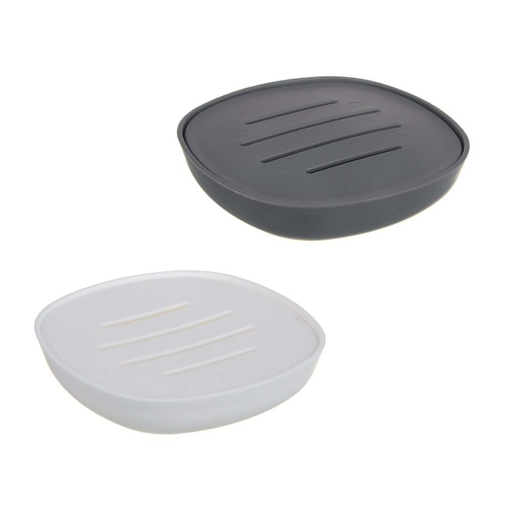 VETTA Мыльница Prime, пластик, 11х11х2,5см, 2 цвета, арт.№ 463-209