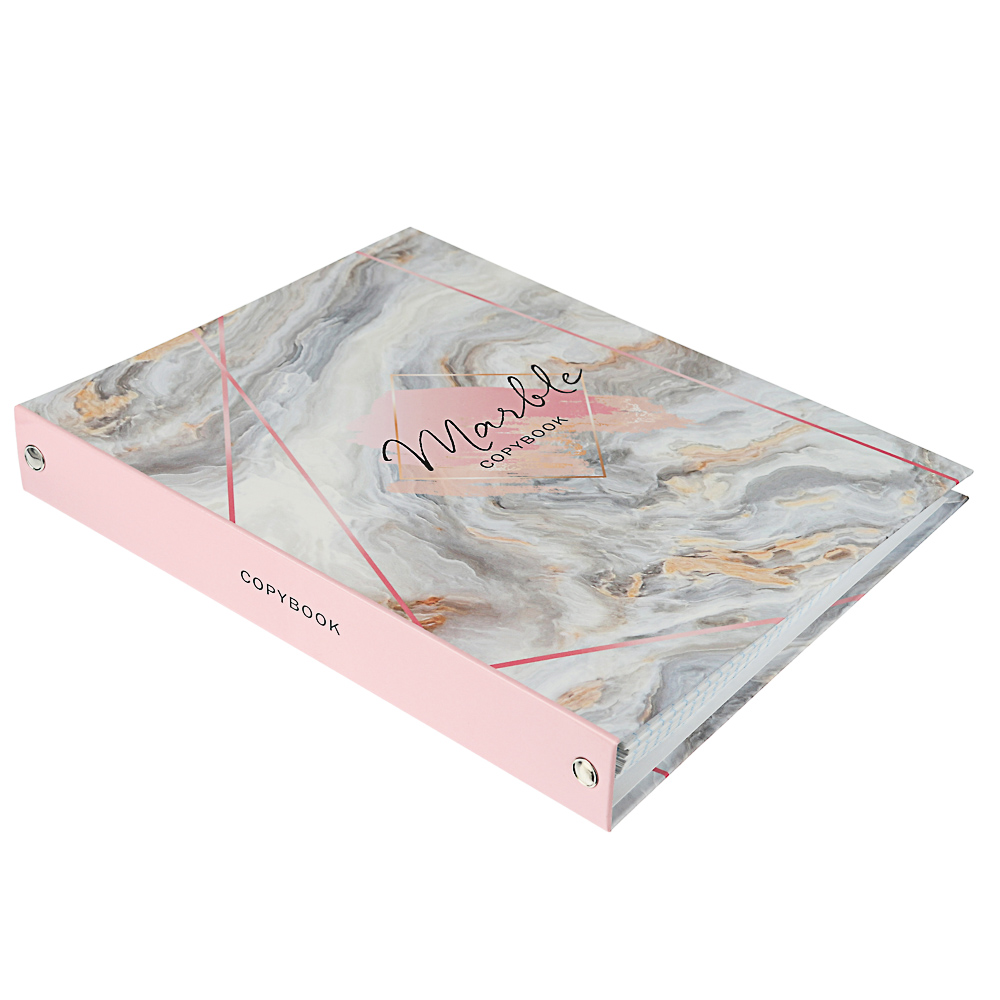 Тетрадь на кольцах, твердая обложка, блок 80 листов, 4 дизайна, арт.№ 578-003