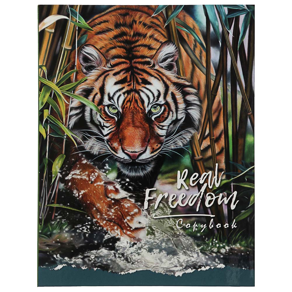 Тетрадь на кольцах, твердая обложка, блок 80 листов, 4 дизайна, арт.№ 578-003