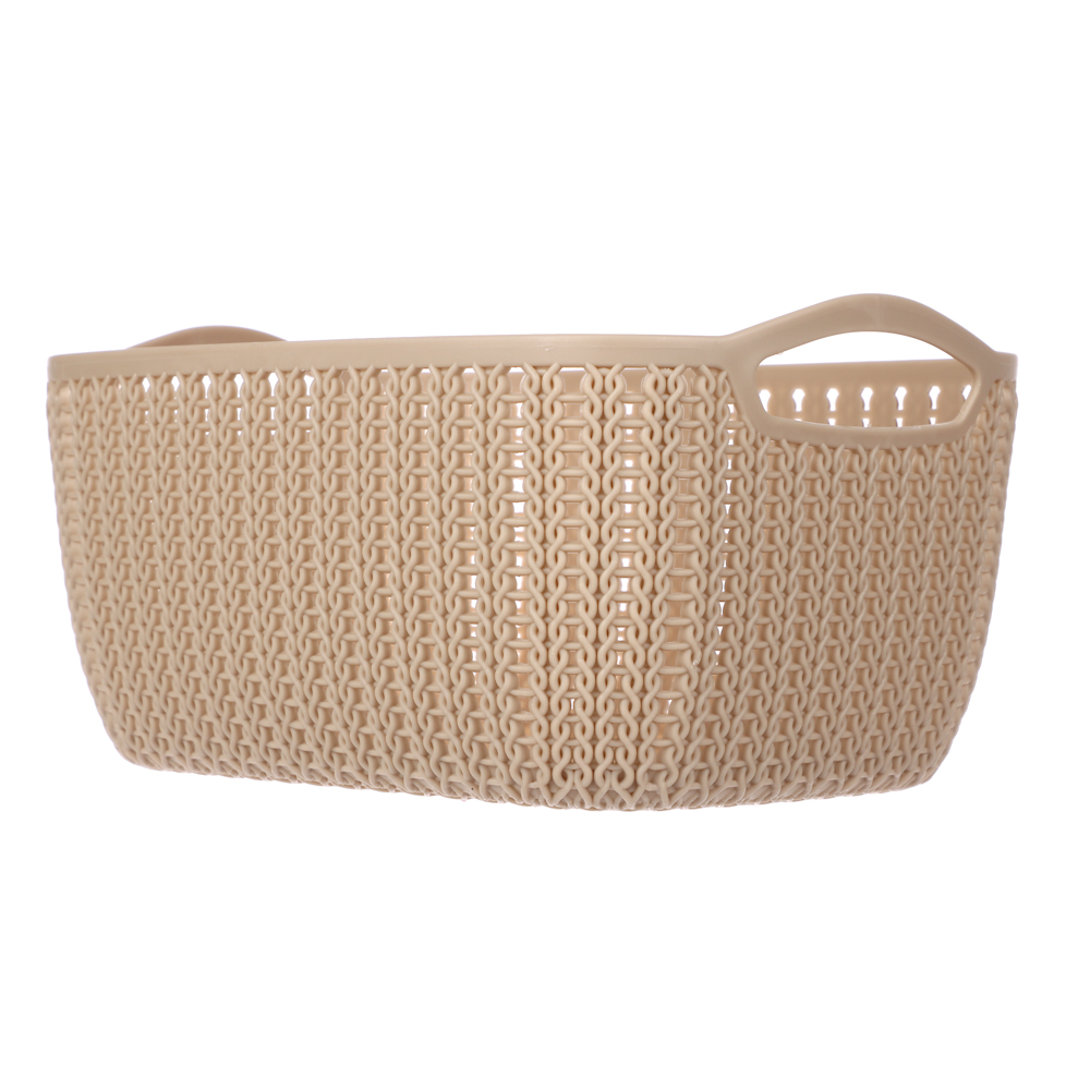 Корзинка вязаная тм VETTA, пластик, 21х16х10см, арт.№ 406-121