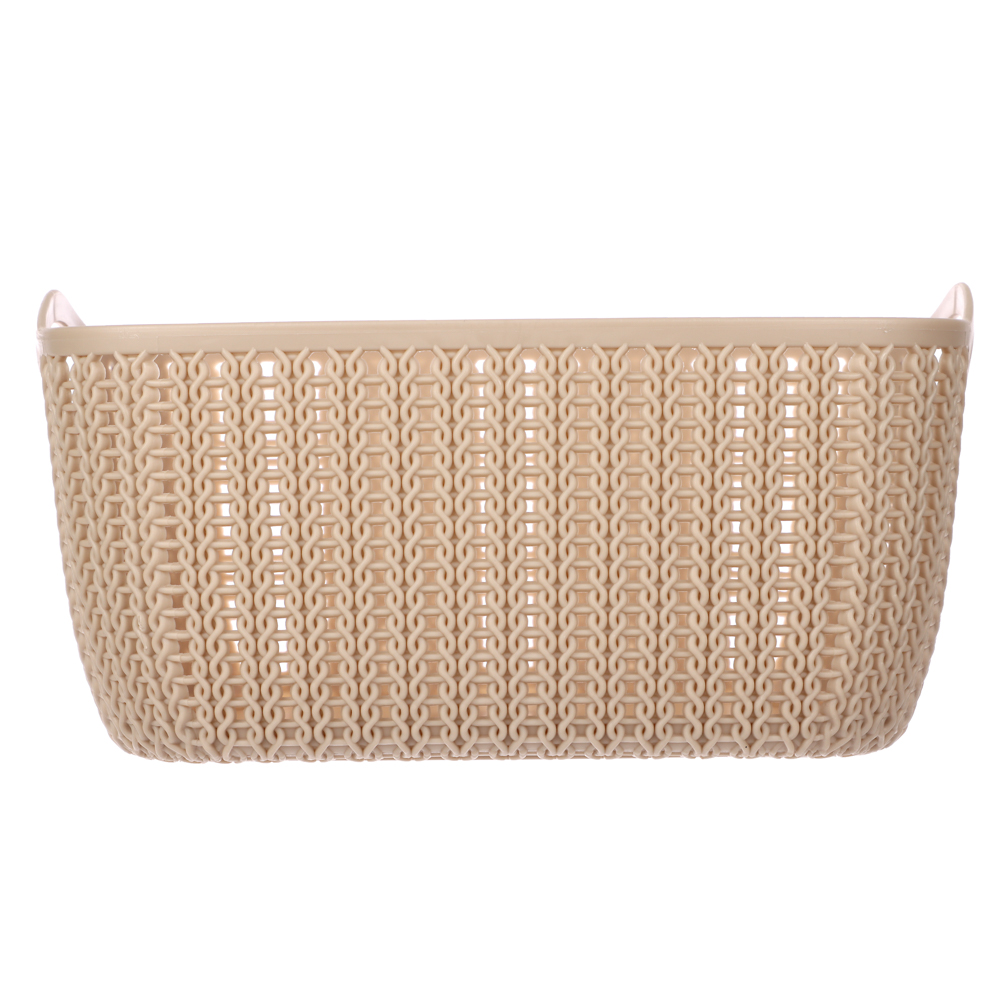 Корзинка вязаная тм VETTA, пластик, 21х16х10см, арт.№ 406-121