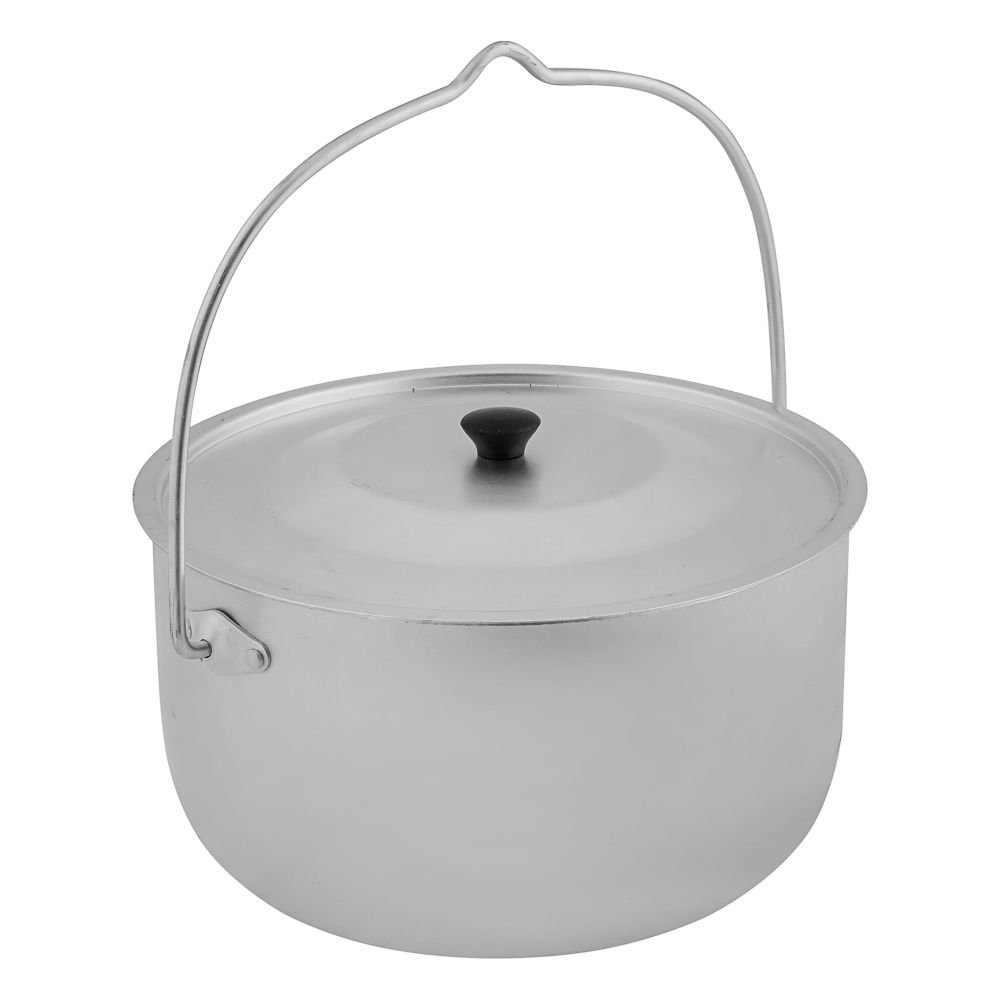 Котелок цилиндрический тм РУССО ТУРИСТО, 4,5 л, матовый, арт.№ 123-079