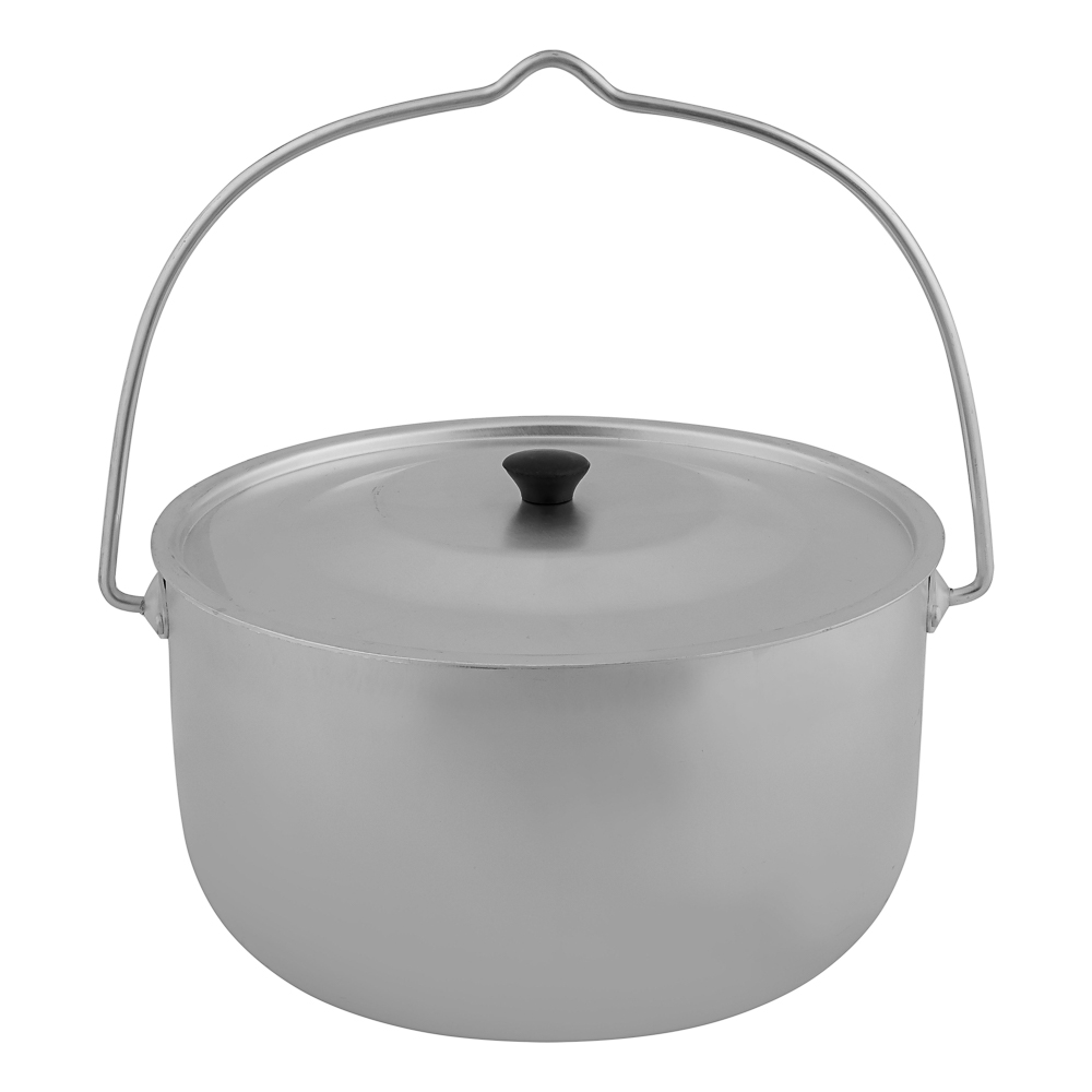 Котелок цилиндрический тм РУССО ТУРИСТО, 4,5 л, матовый, арт.№ 123-079