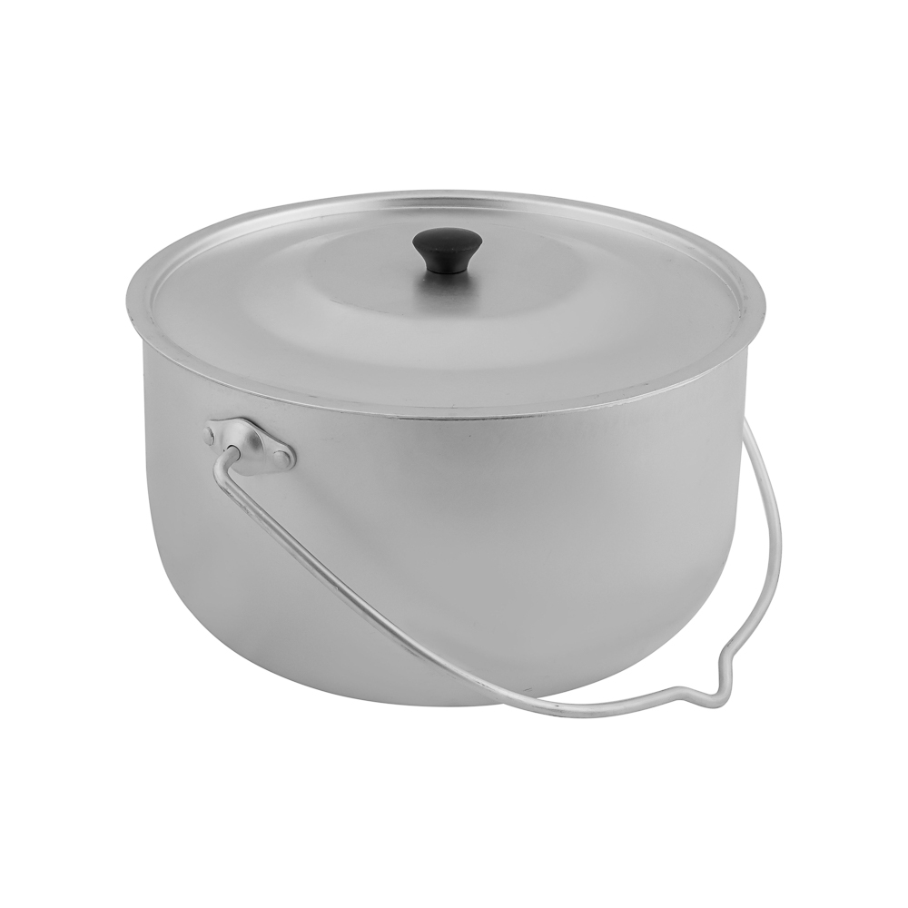 Котелок цилиндрический тм РУССО ТУРИСТО, 4,5 л, матовый, арт.№ 123-079