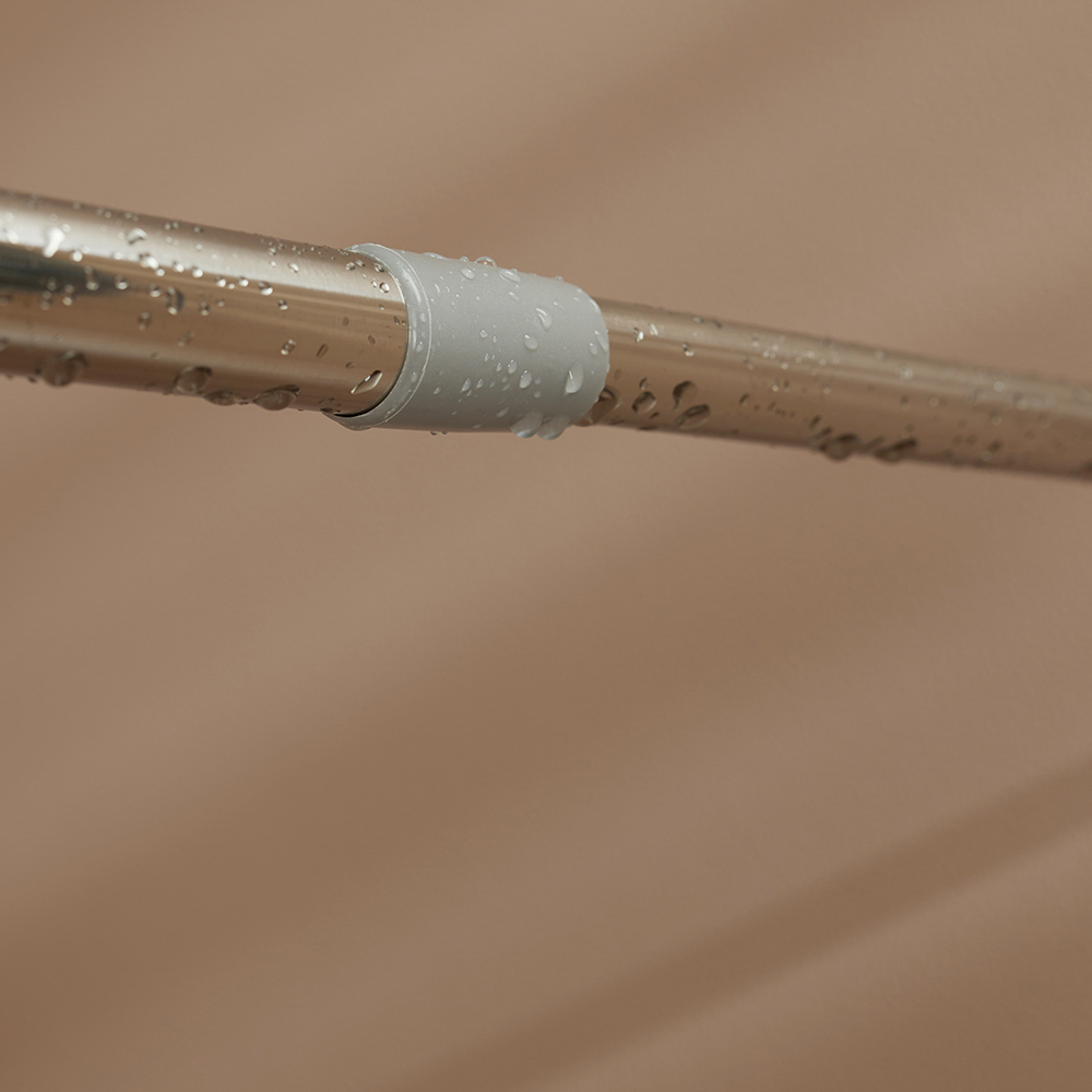 Карниз для шторы в ванную тм VETTA, 2м, телескопический, нерж.сталь, арт.№ 464-005