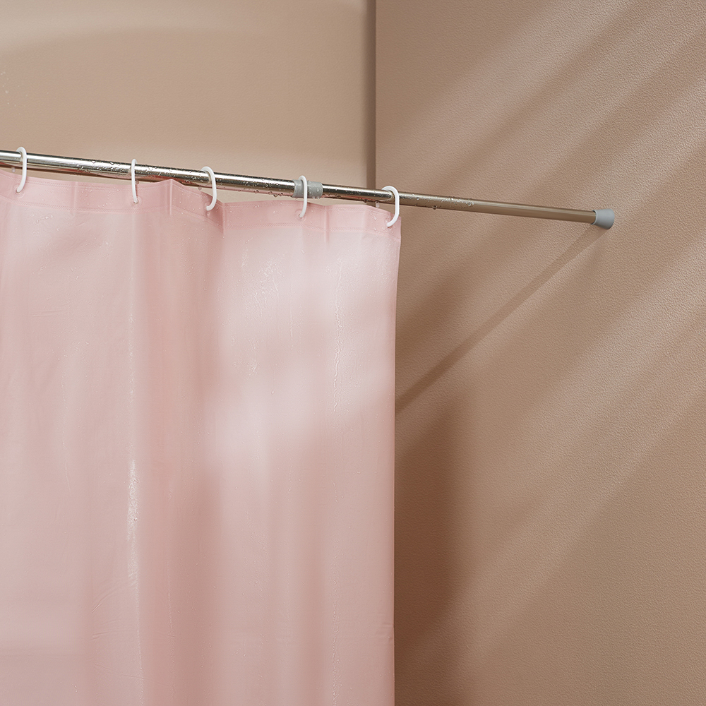 Карниз для шторы в ванную тм VETTA, 2,6м, телескопический, нерж.сталь, арт.№ 464-006