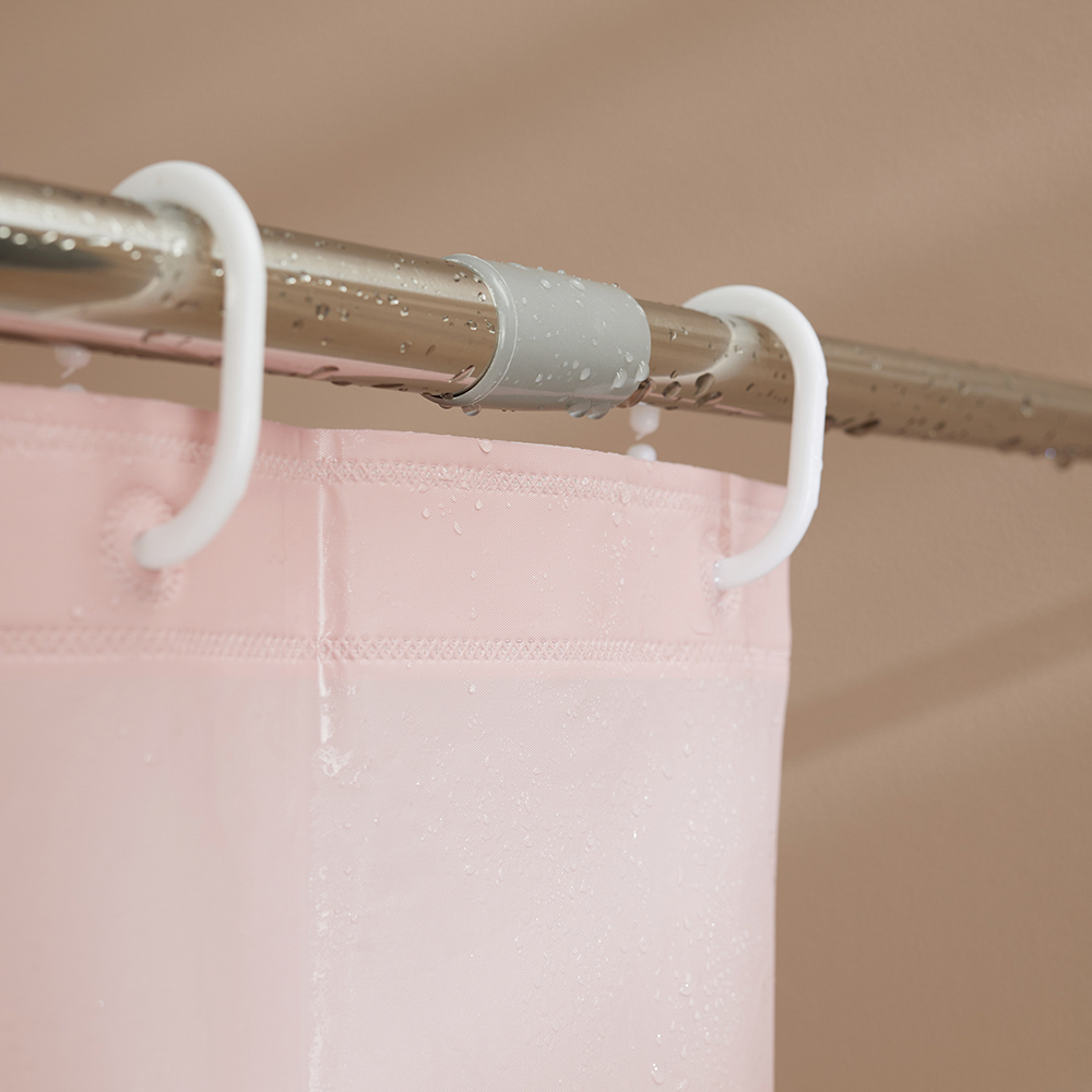 Карниз для шторы в ванную тм VETTA, 2,6м, телескопический, нерж.сталь, арт.№ 464-006