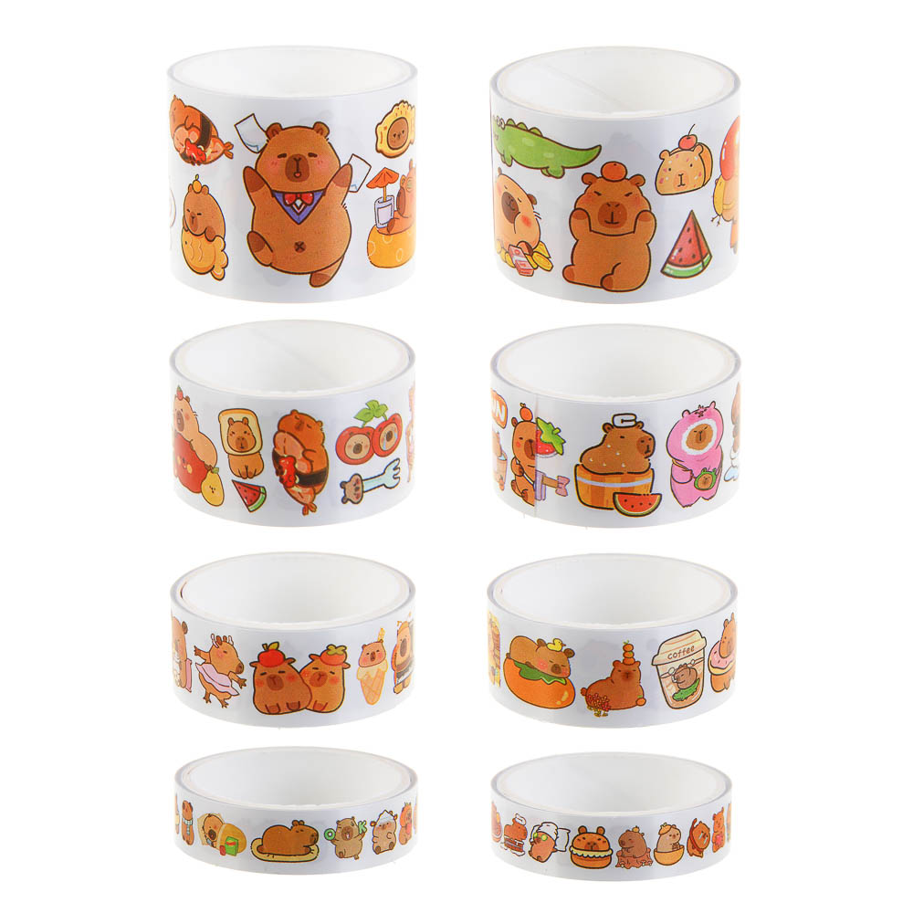 ХОББИХИТ Набор для декорирования «Капибара», 20,5х16,5х3,9см, PET, 4 дизайна, арт.№ 283-217