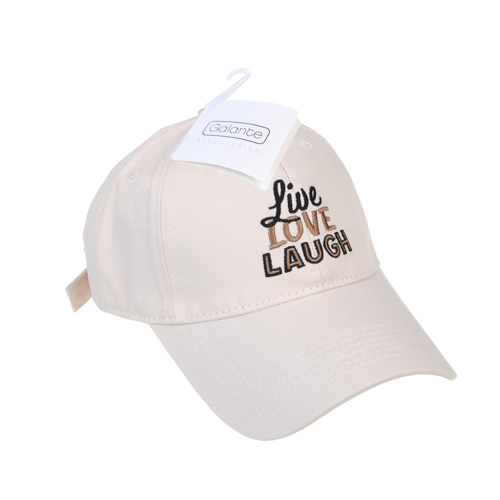 GALANTE Кепка для взрослых, р.56-58, 100% хлопок, белый, ВЛ25-13, #3, арт.№ 314-956