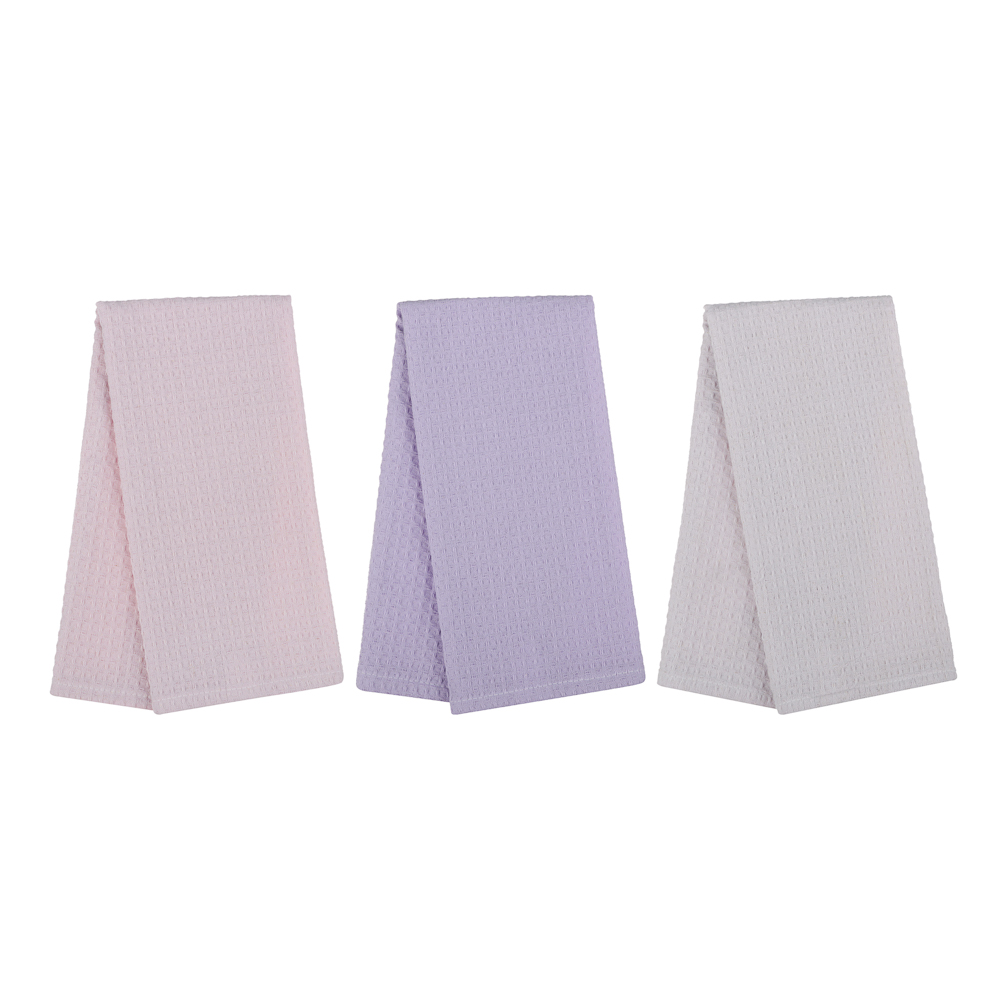 PROVANCE Ботаника Комплект вафельных полотенец 3шт, 40х60см,100% хлопок, арт.№ 488-187