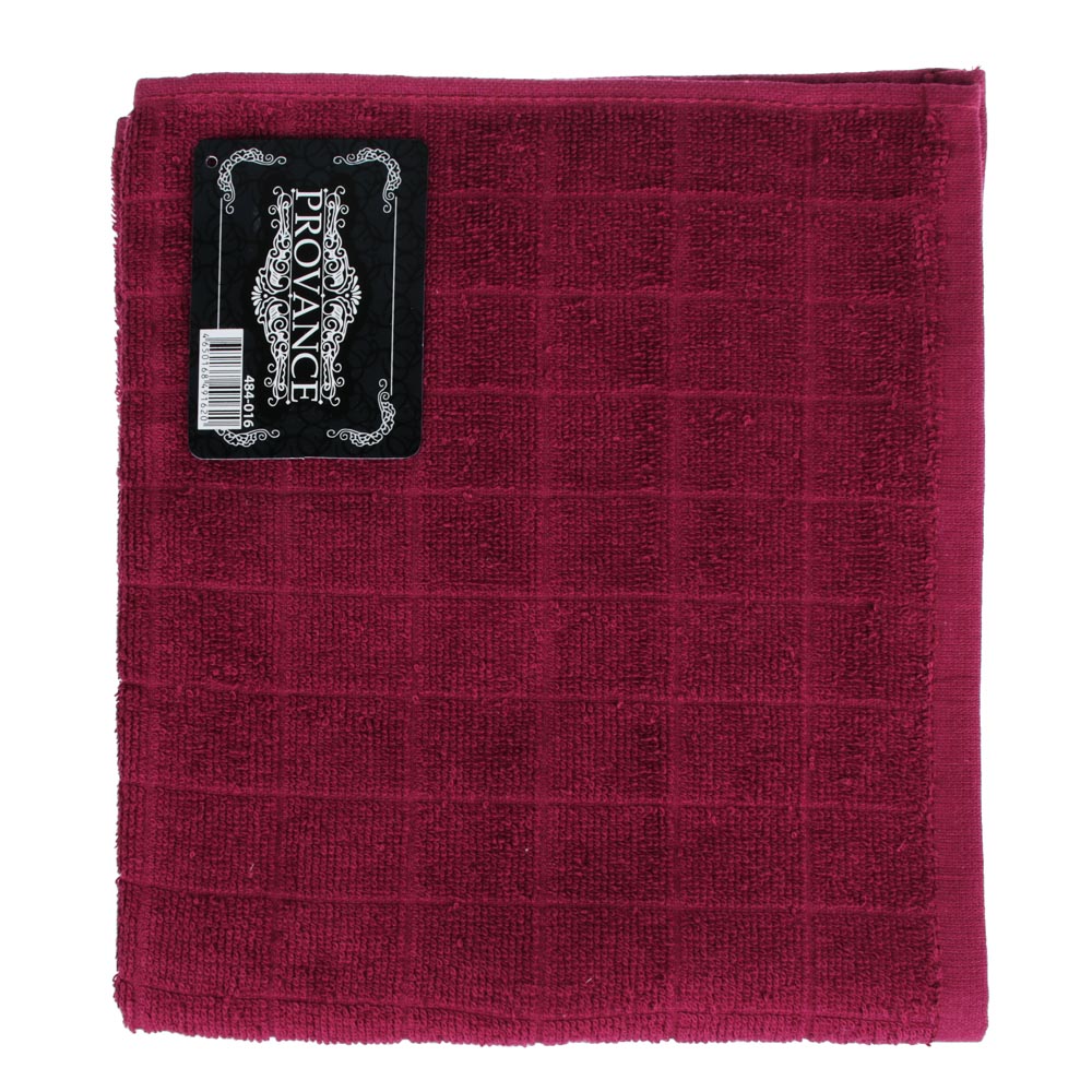 PROVANCE Линт Полотенце махровое, 100% хлопок, 50х90см, ягодный, арт.№ 484-016