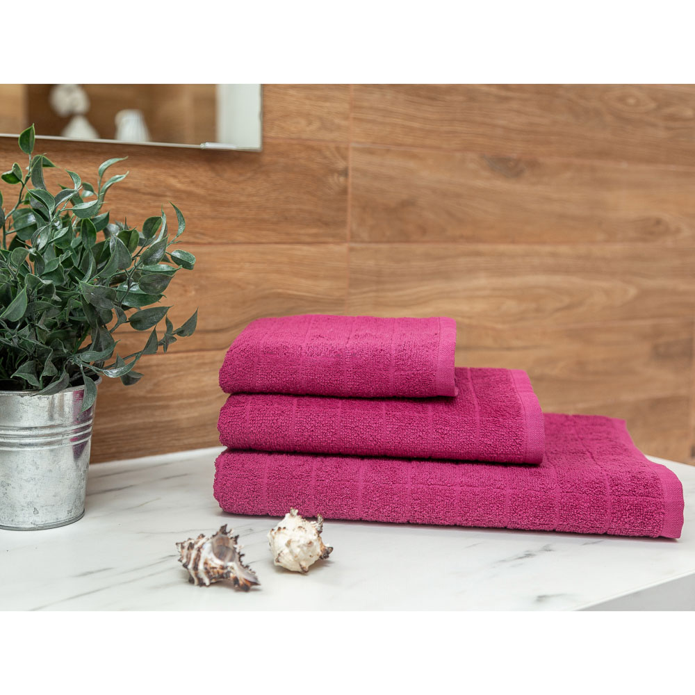 PROVANCE Линт Полотенце махровое, 100% хлопок, 70х130см, ягодный, арт.№ 484-020