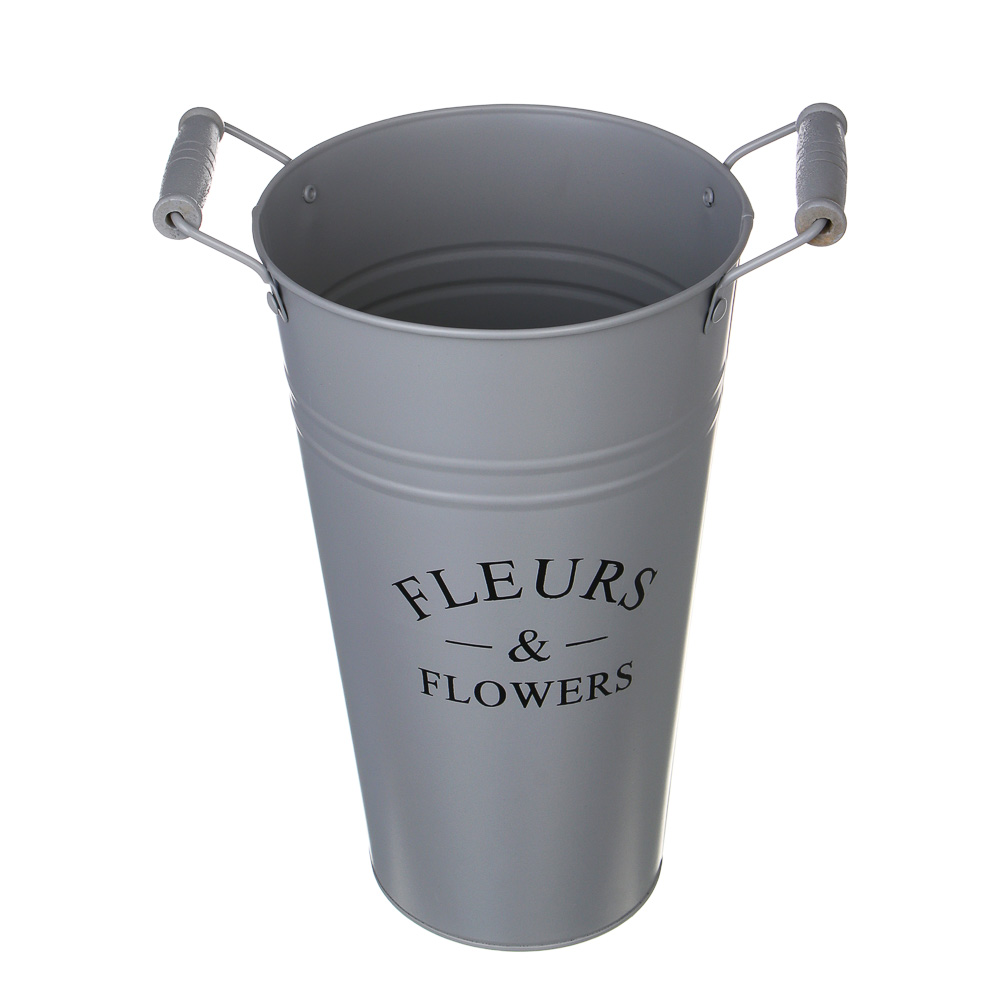 Кашпо для цветов, 15,5х22х27,5 см, металл, арт.№ 597-298