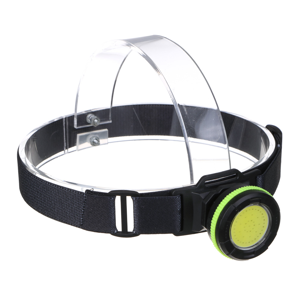 ЕРМАК Фонарь налобный, с магнитом, COB, 5 режимов, 650мАч, арт.№ 221-083