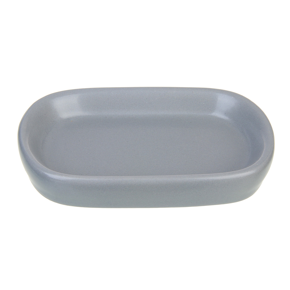 VETTA Мыльница, 13,5x8,8x2,5 см, керамика, "Космос", серый, арт.№ 478-256