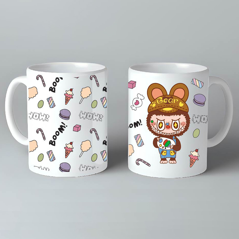 Кружка Лабубу 330мл, керамика, арт.№ 806-350