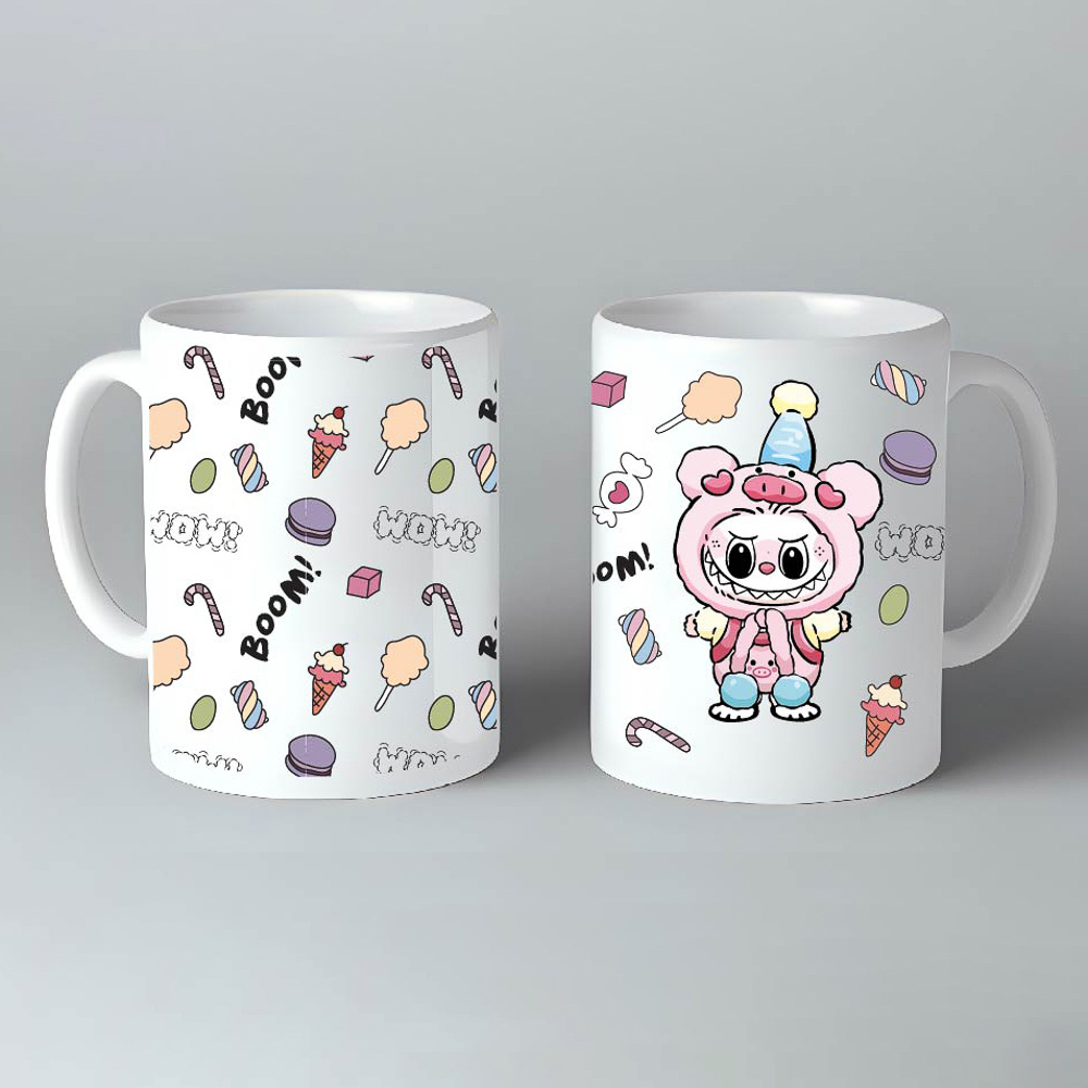 Кружка Лабубу 330мл, керамика, арт.№ 806-350