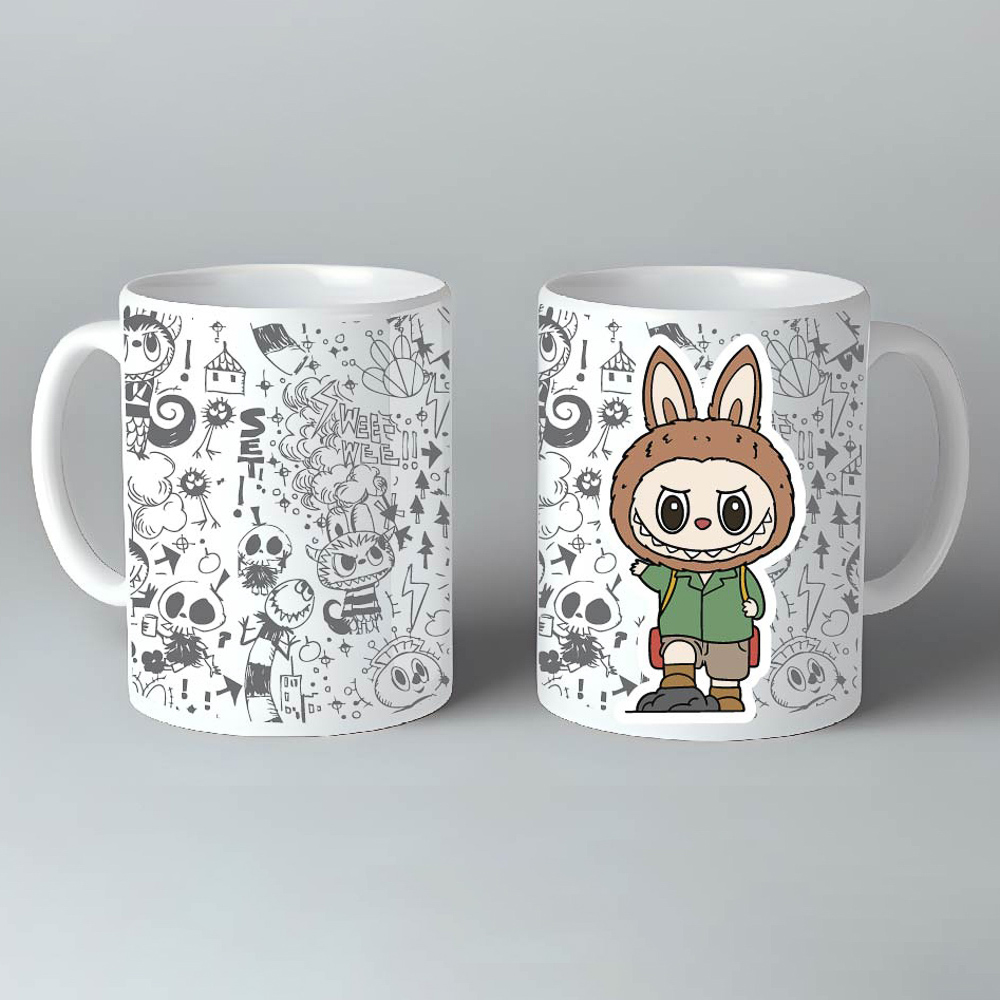 Кружка Лабубу 330мл, керамика, арт.№ 806-350