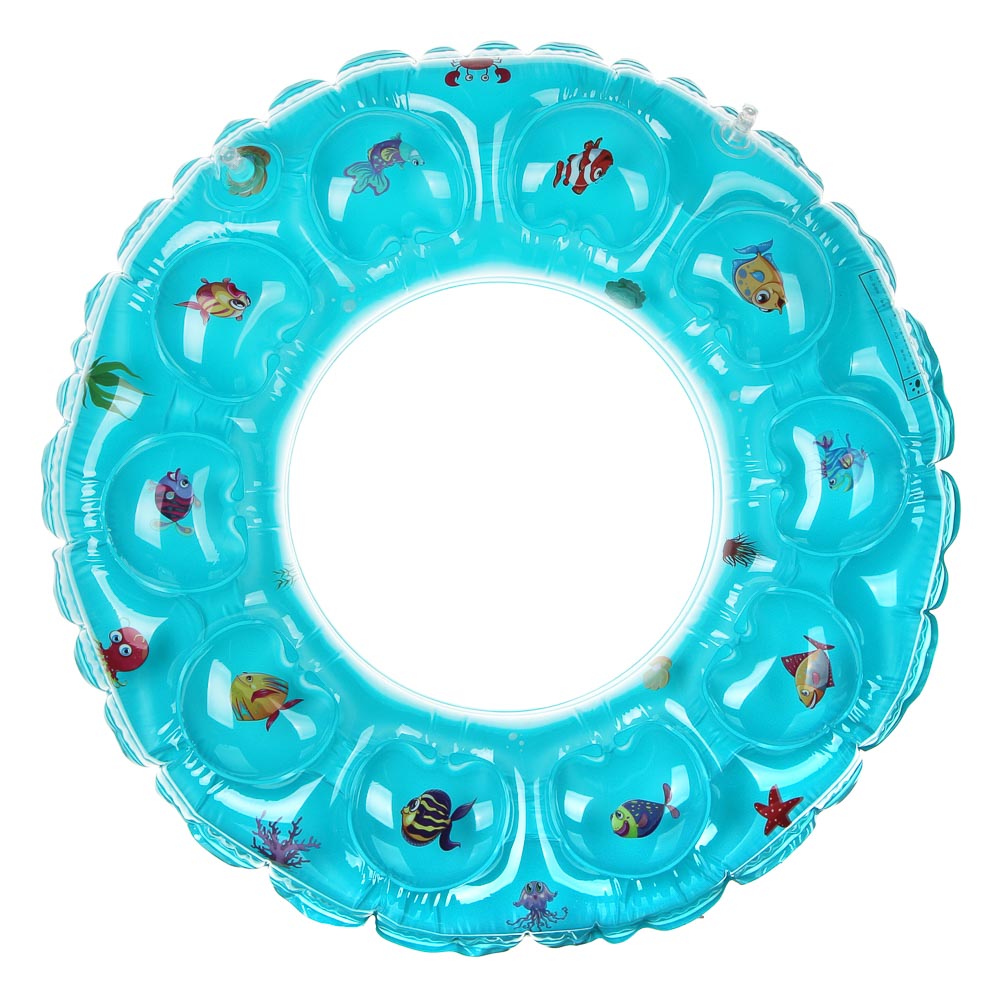 SILAPRO Круг надувной, ПВХ, 2 сл, d65см, толщина 0.18мм, 5 цветов, арт.№ 130-005